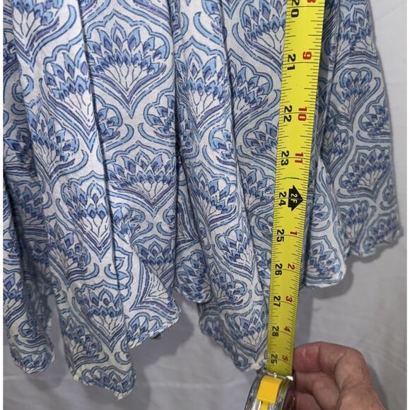 Erica Wilson Nantucket Fan Flare Prairie Boho Maiden Cottagecore Babydoll Sz XS - Picture 9 of 16